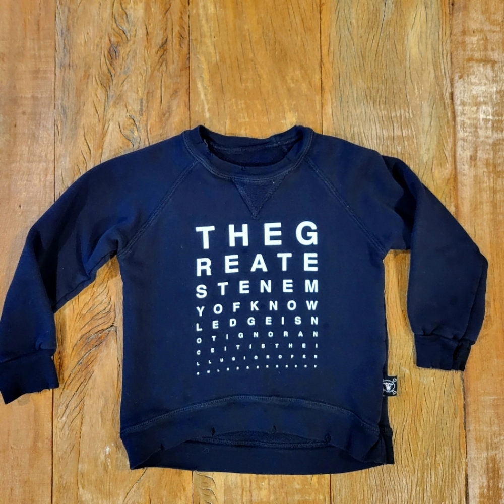 Nununu sweatshirt, size 18-24 months